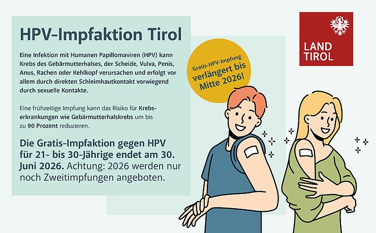 Informationen zum HPV-Impfprogramm 