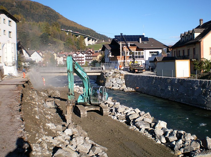 Abbruch Ufermauer