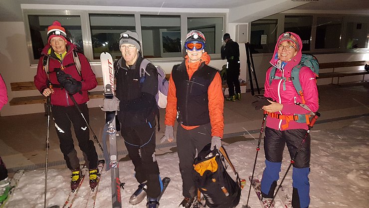 Sportvereinigung der Tiroler Landesbediensteten - Vollmondskitour Hoadl am 21.01.2019