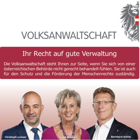 Sprechtage Volksanwaltschaft