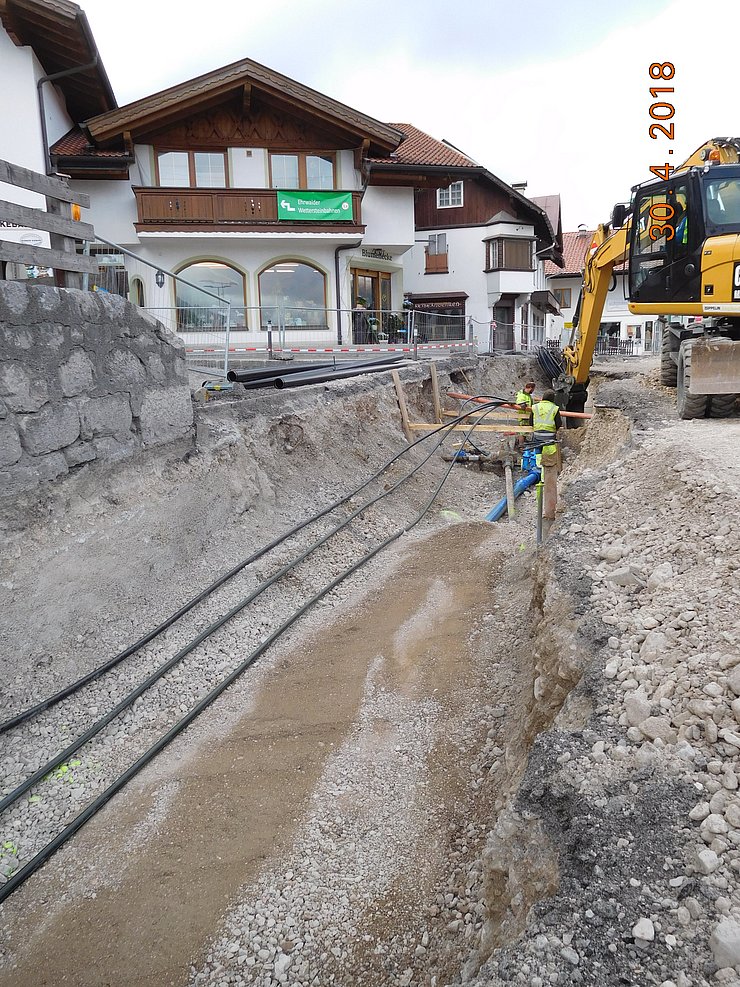 Bauabschnitt 1:  Leitungsbau