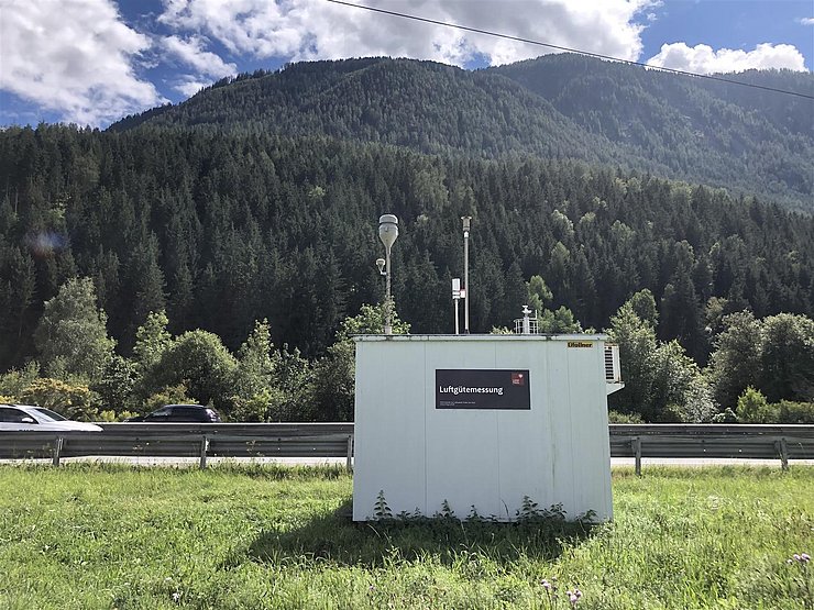 Messstelle Imst / A12 Blickrichtung Süden