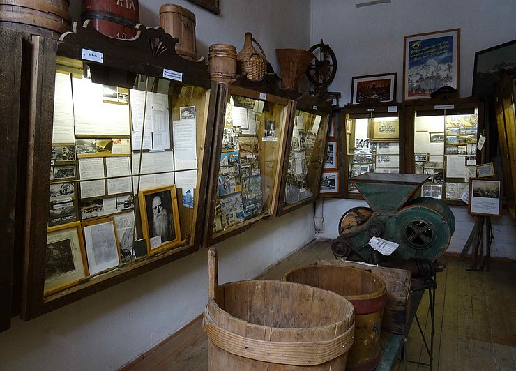 Blick in die Ausstellung im "Heimatmuseum"