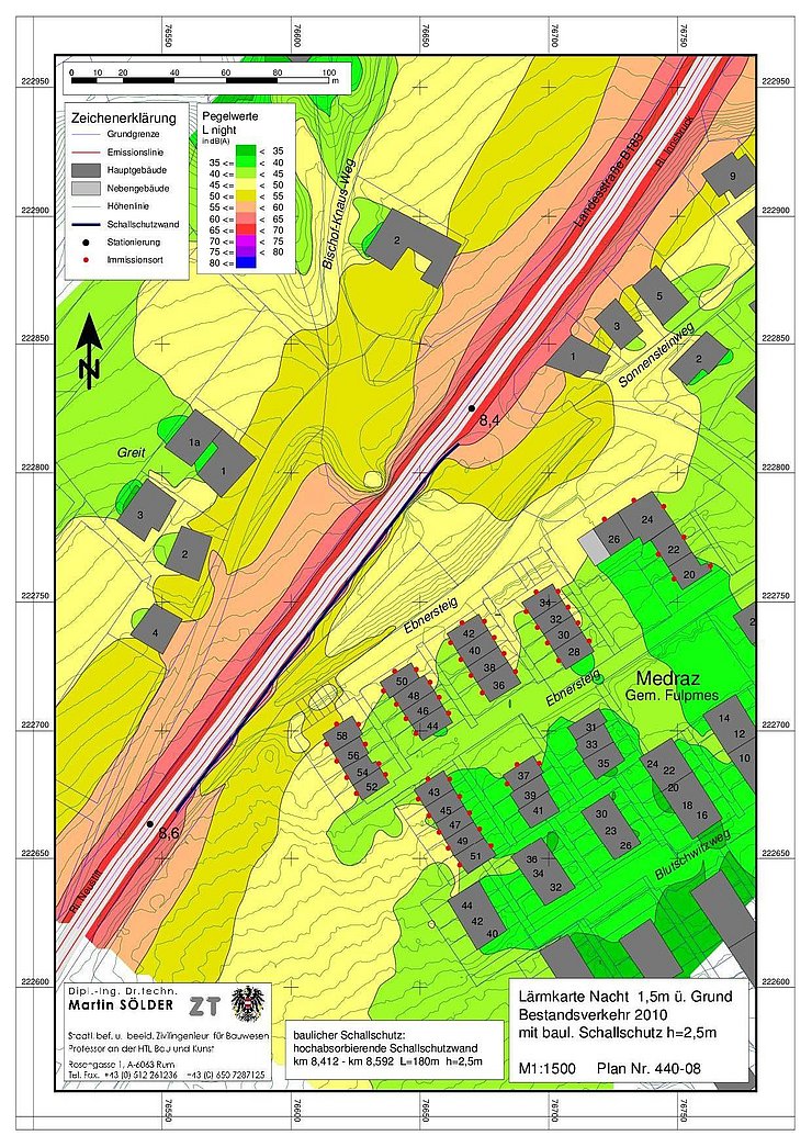 Lärmkarten Medraz
