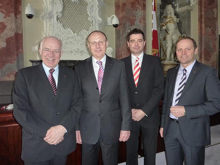 LTP van Staa, Minister Schöning, Fraktionsvorsitzender Mohring, Klubobmann Geisler