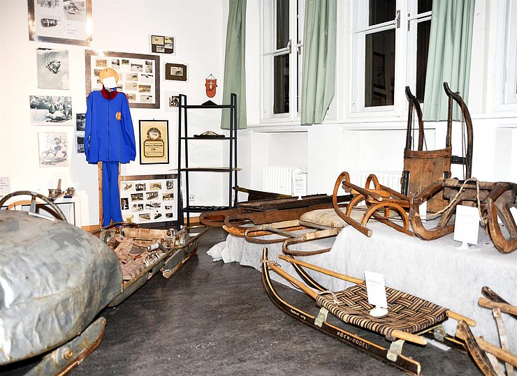 Blick in die Ausstellung im "Haus des Gastes"