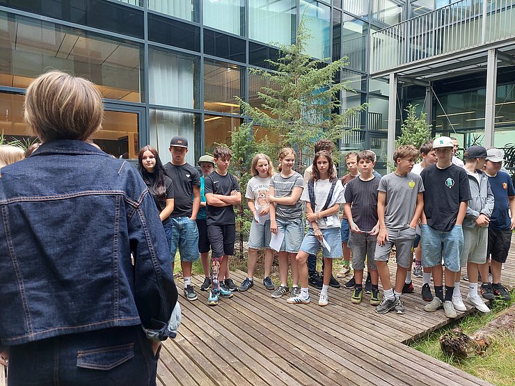 Besuch der Mittelschule Vils