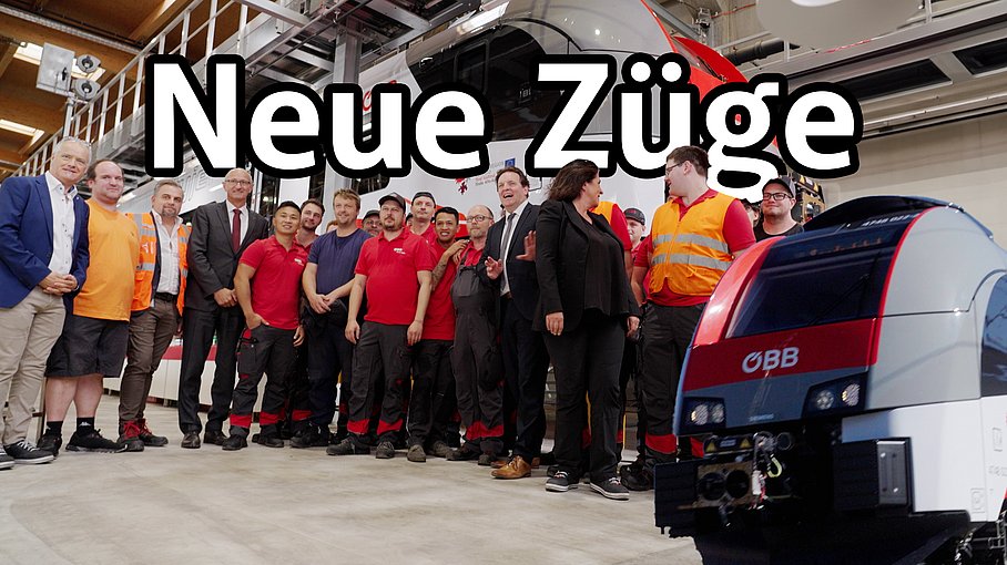 Neue Nahverkehrszüge für Tirol