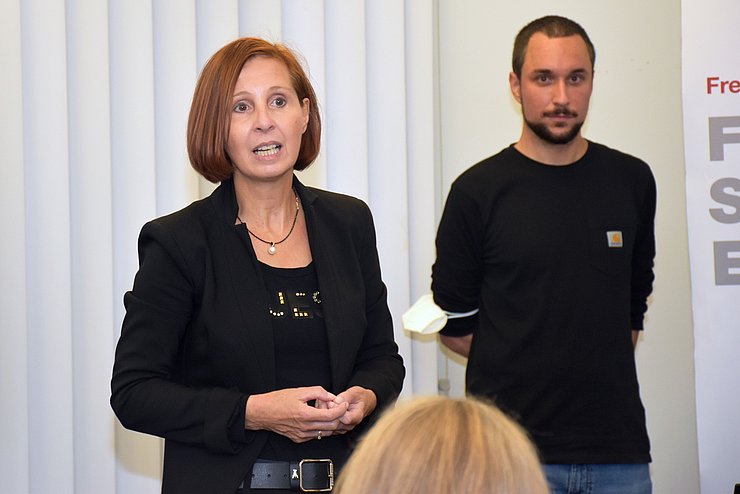 LRin Fischer beim Sprechen