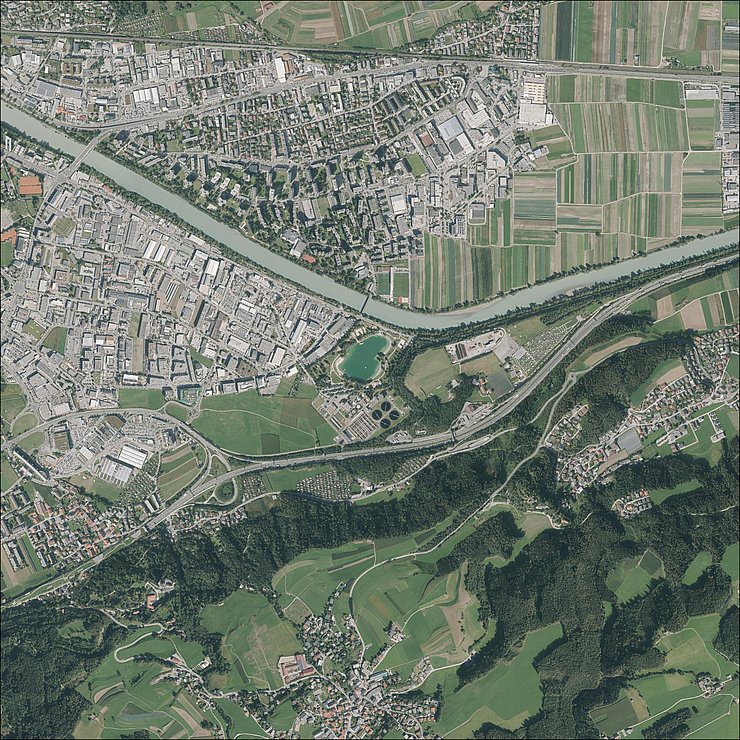 Echtfarben Luftbild (RGB)