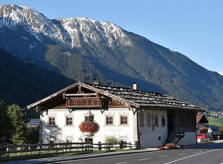 Außenansicht des "Heimatmuseums Forsterhaus" in "Neustift"