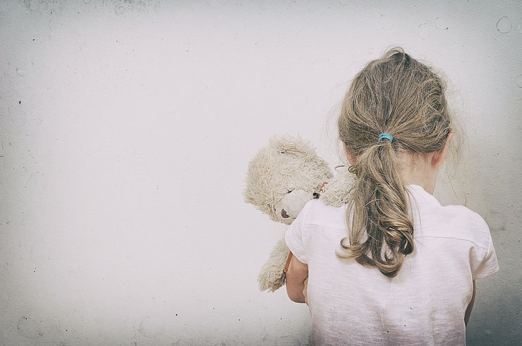 Kind, Mädchen, Teddybär