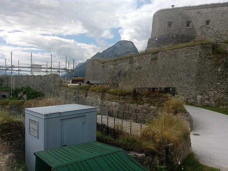 Messstelle Kufstein / Festung Blickrichtung Westen