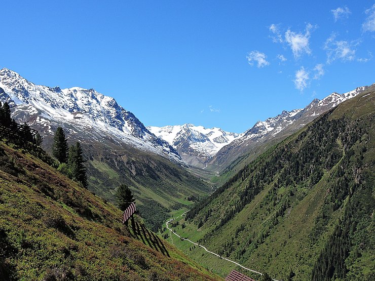 © Benedikt Kolp Mandarfner Böden mit Blick auf das Taschachtal