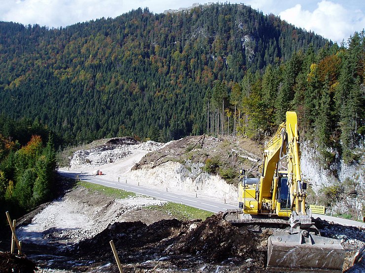 Sprengschutt abtransportieren