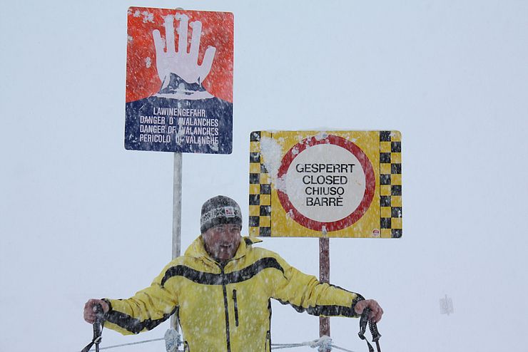 Rudi Mair, Leiter des Lawinenwarndiensts Tirol: "Die heutige Lawinengefahrenstufe bezeichnen wir als typischen ‚Skitouren-Vierer‘."  