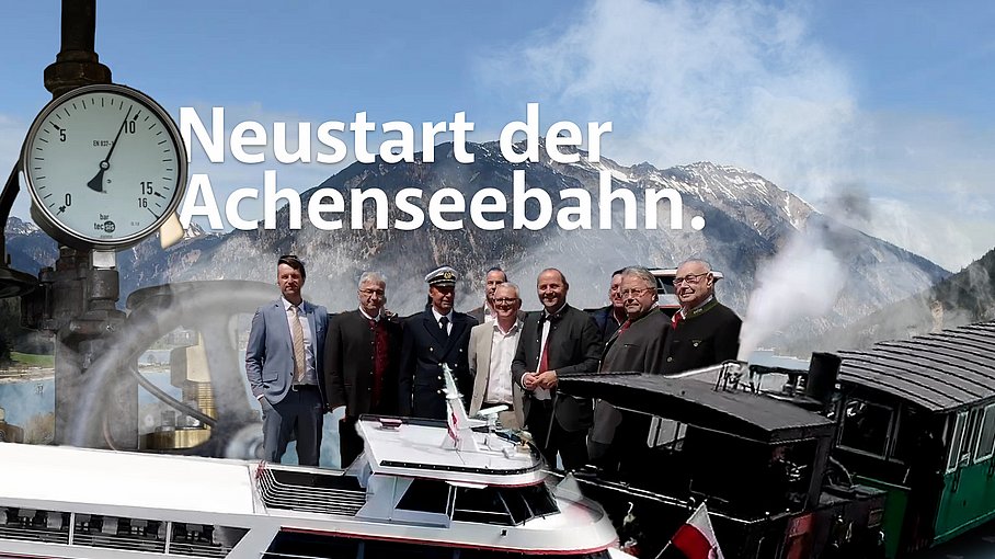 © Land Tirol/Raggl Neustart der Achenseebahn.