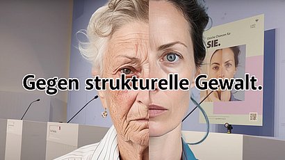 © Land Tirol/Rauch Gleiche Chancen für SIE. Gegen strukturelle Gewalt.