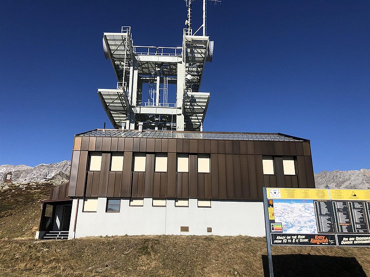 Messstelle St.Anton / Galzig Blickrichtung Norden