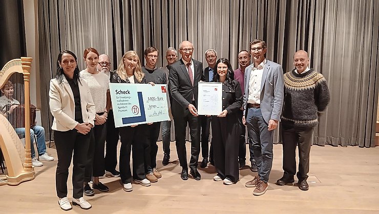 Zertifikatsübergabe Gemeinde Sistrans