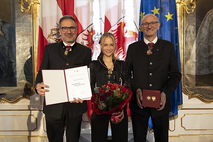 Gruppenfoto mit Weichselbraun.