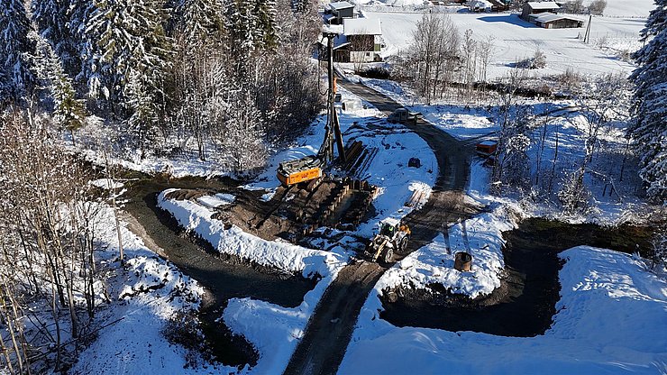 Herstellung Spundwandkasten Pumpstation Nord - Dezember 2025