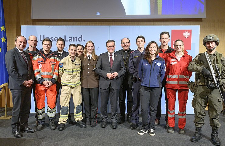 Das Land Tirol ist auch stolz auf seine jungen Einsatzkräfte.