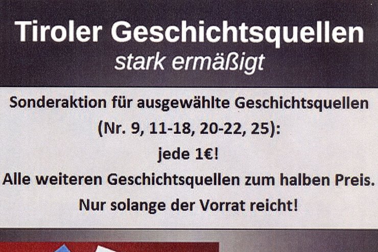 Aktion der Tiroler Geschichtsquellen