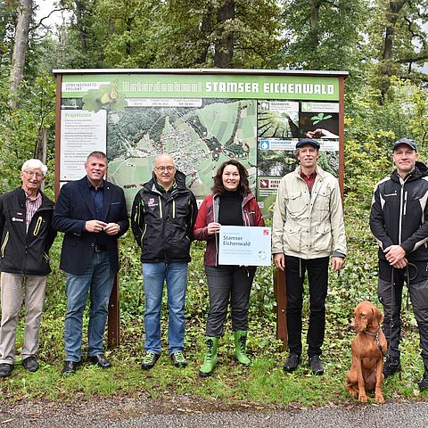 Projektpräsentation im Stamser Eichenwald