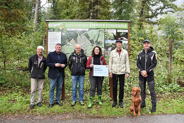 Projektpräsentation im Stamser Eichenwald