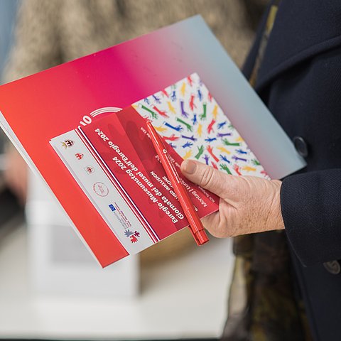 Bild einer Broschüre mit der Aufschrift Euregio-Museumstag