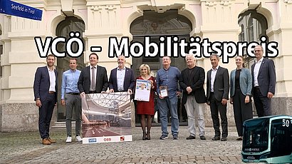 © Land Tirol/Järvinen VCÖ-Mobilitätspreis Tirol 2023