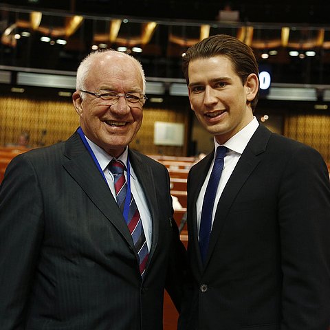 LTP van Staa und Außenminister Kurz