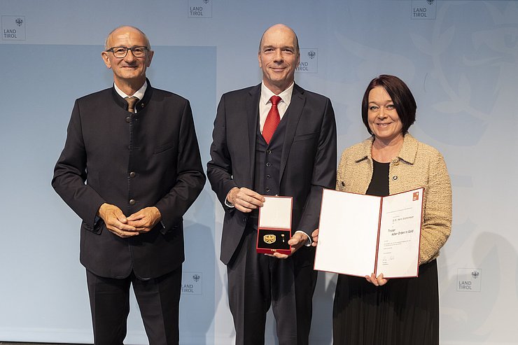 Foto mit dem Geehrten.