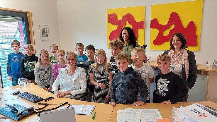 Besuch der Volksschule Weißenbach