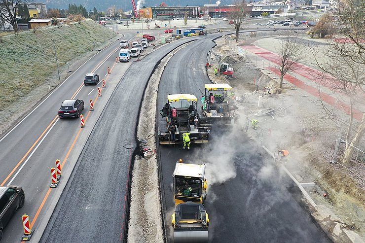 © Firma Bodner Aufnahme Arbeiten am Bypass
