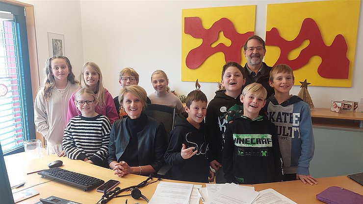 Besuch der Volksschule Weißenbach