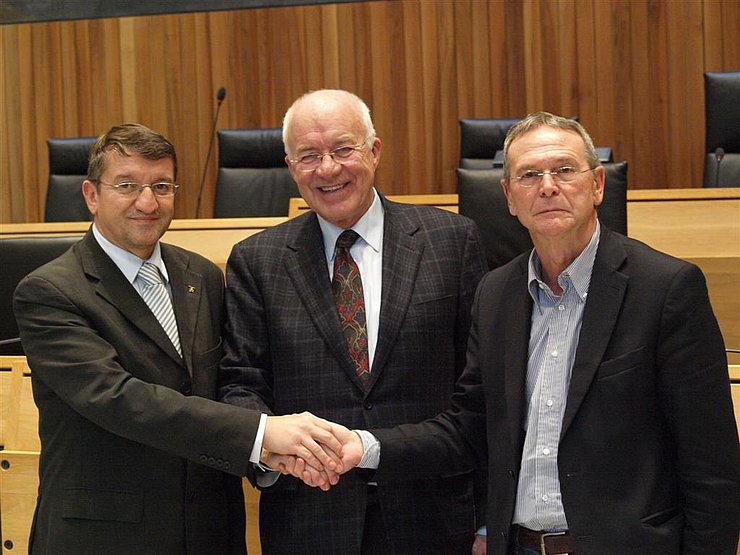 LTP Minniti (Südtirol), LTP van Staa (Tirol), LTP Dorigatti (Trient)
