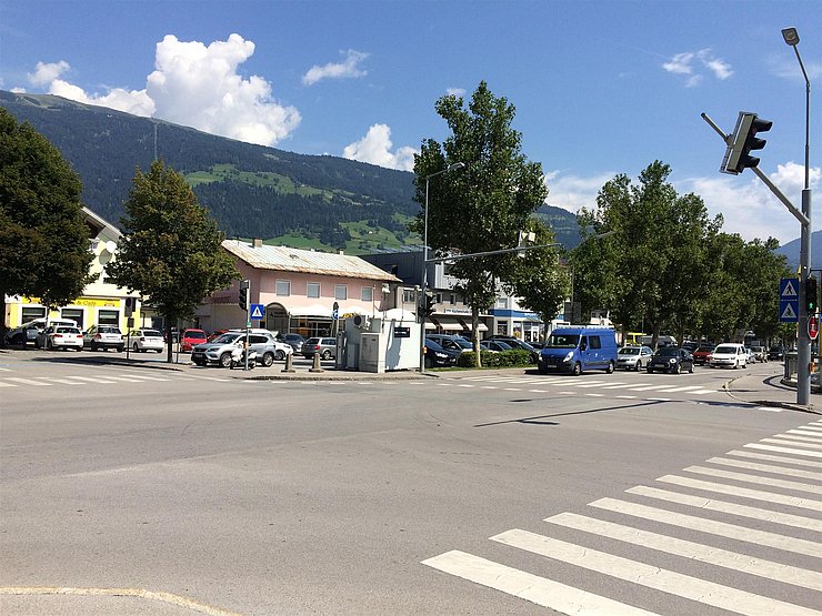 Messstelle Lienz / Amlacherkreuzung Blickrichtung Nordosten