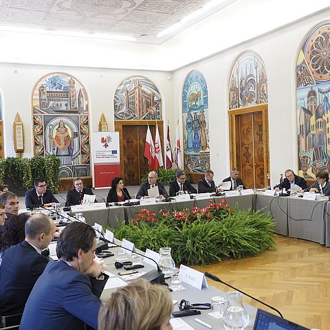 Die EVTZ-Sitzung fand in Trient statt.