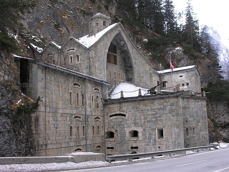 Außenansicht des "Museum Festung Nauders" in "Nauders"