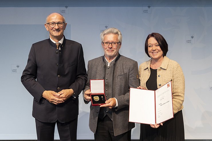 Foto mit dem Geehrten.