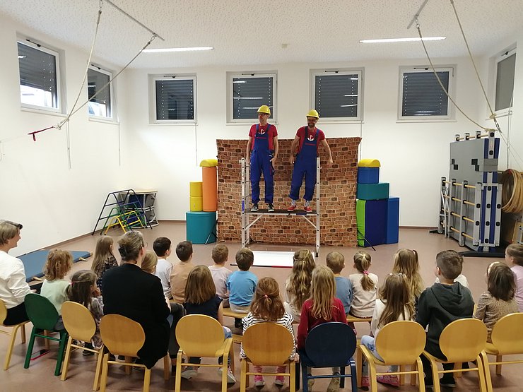 Clowns im Kindergarten