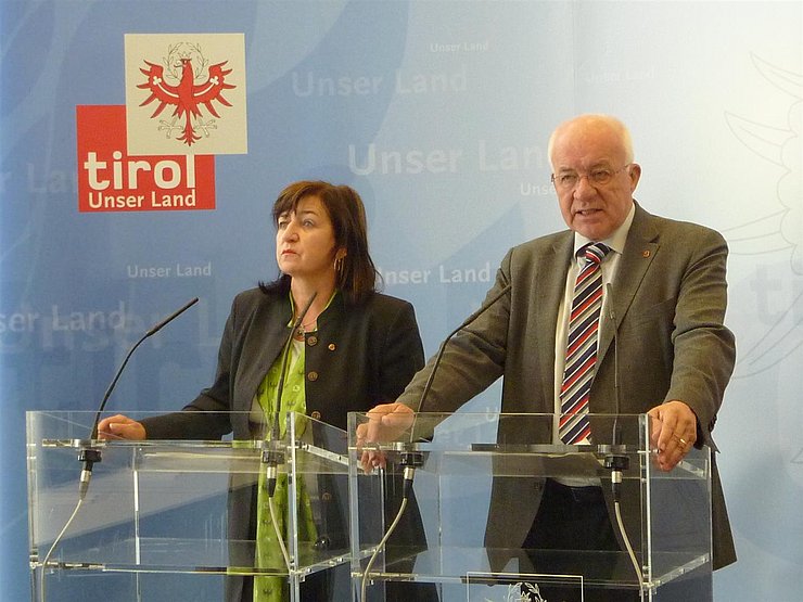 LRin Beate Palfrader und LTP van Staa