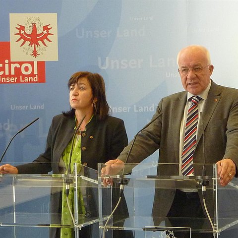 LRin Beate Palfrader und LTP van Staa