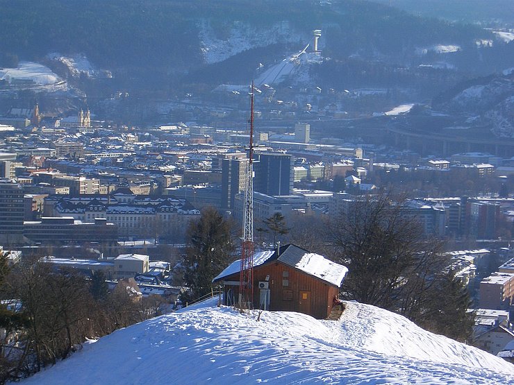 Messstelle Innsbruck / Sadrach Blickrichtung Süden