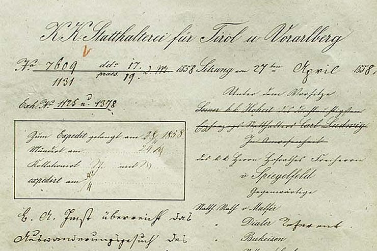 Liste der Auswanderer 1858-59