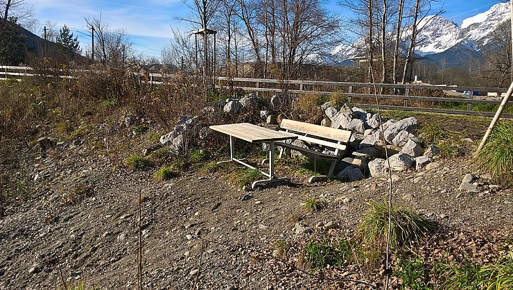 sonniger Rastplatz