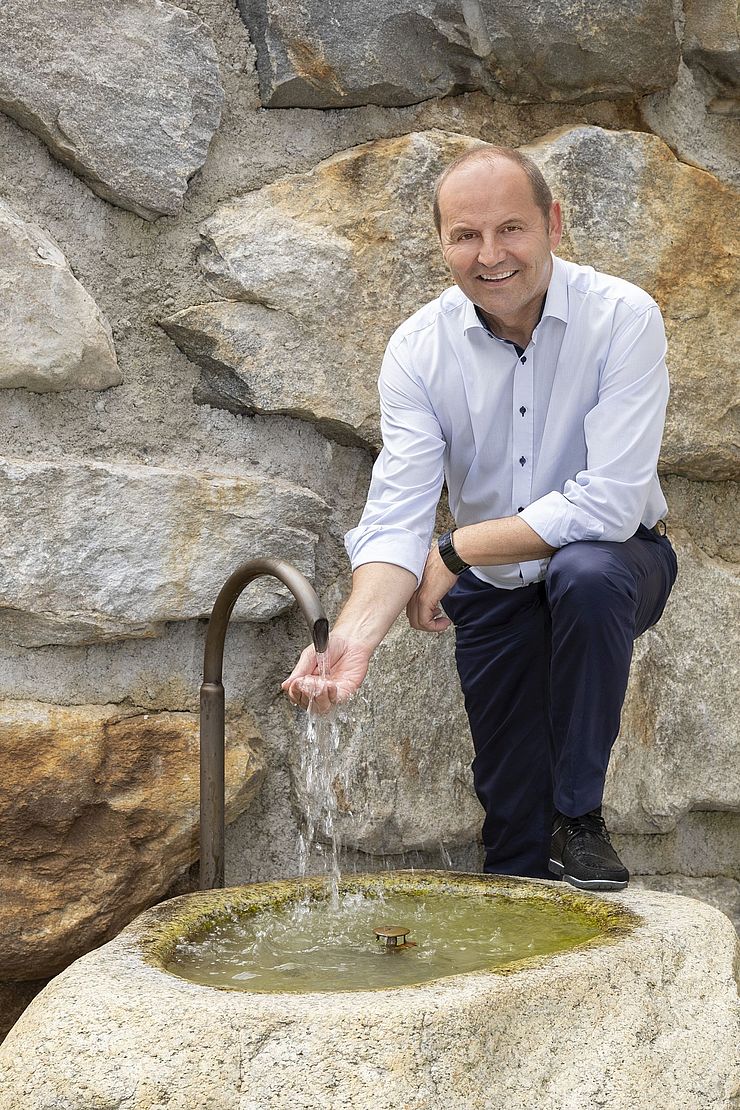 Versorgungssicherheit bei Trinkwasser ist für LHStv Josef Geisler ein zentrales Zukunftsthema. 