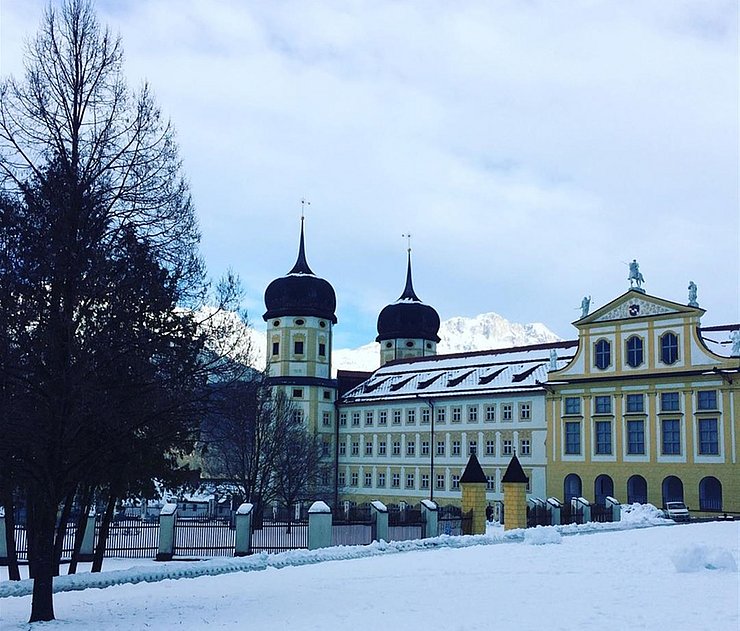 Außenansicht des "Stift Stams" in "Stams"